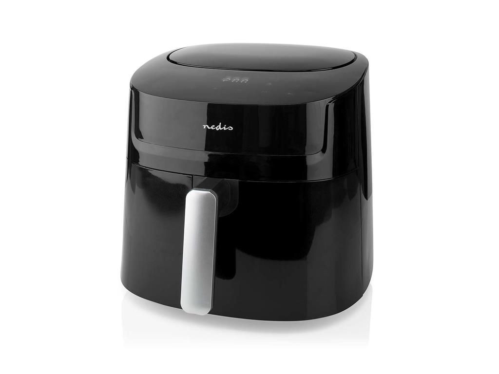 friteuza cu aer cald nedis, 7.2l, temporizator 240min, 8 programe presetate, negru - imagine 7